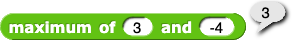 max of (3) and (-4) reporting -4