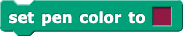 set pen color to 'magenta colored square'