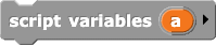 script variables